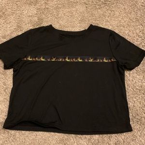 flame cropped tee❤️‍🔥